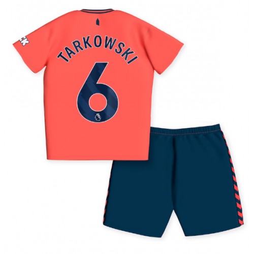 Dětský Fotbalový dres Everton James Tarkowski #6 2023-24 Venkovní Krátký Rukáv (+ trenýrky)